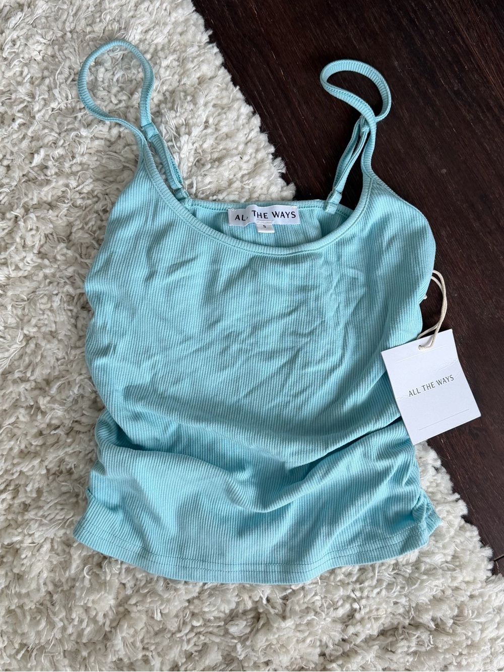 REVOLVE Tank Top Aqua Blue